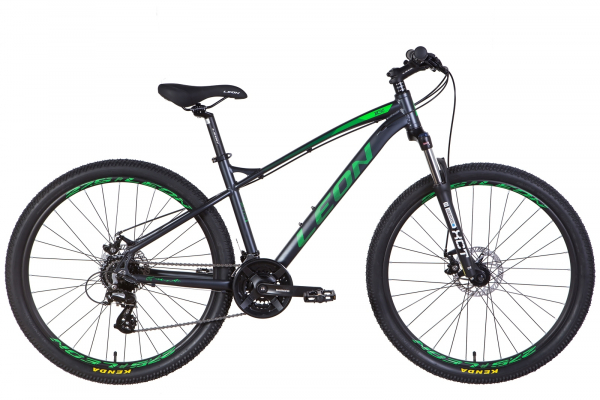 Велосипед AL 27.5" Leon XC-90 SE AM Hydraulic lock out DD 2022 (графитовый с зеленым (м))
