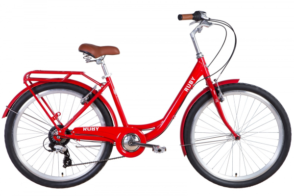 Велосипед 26" Dorozhnik RUBY 2021 (червоний)